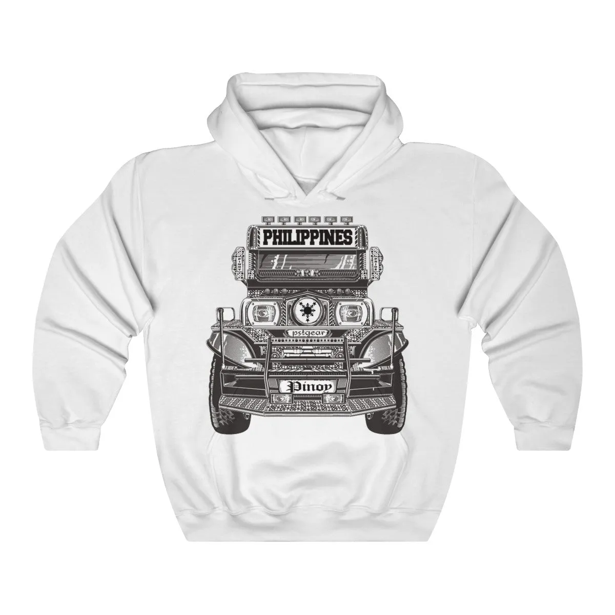 Jeepney Philippines Unisex Heavy Blend Hooded Sweatshirt