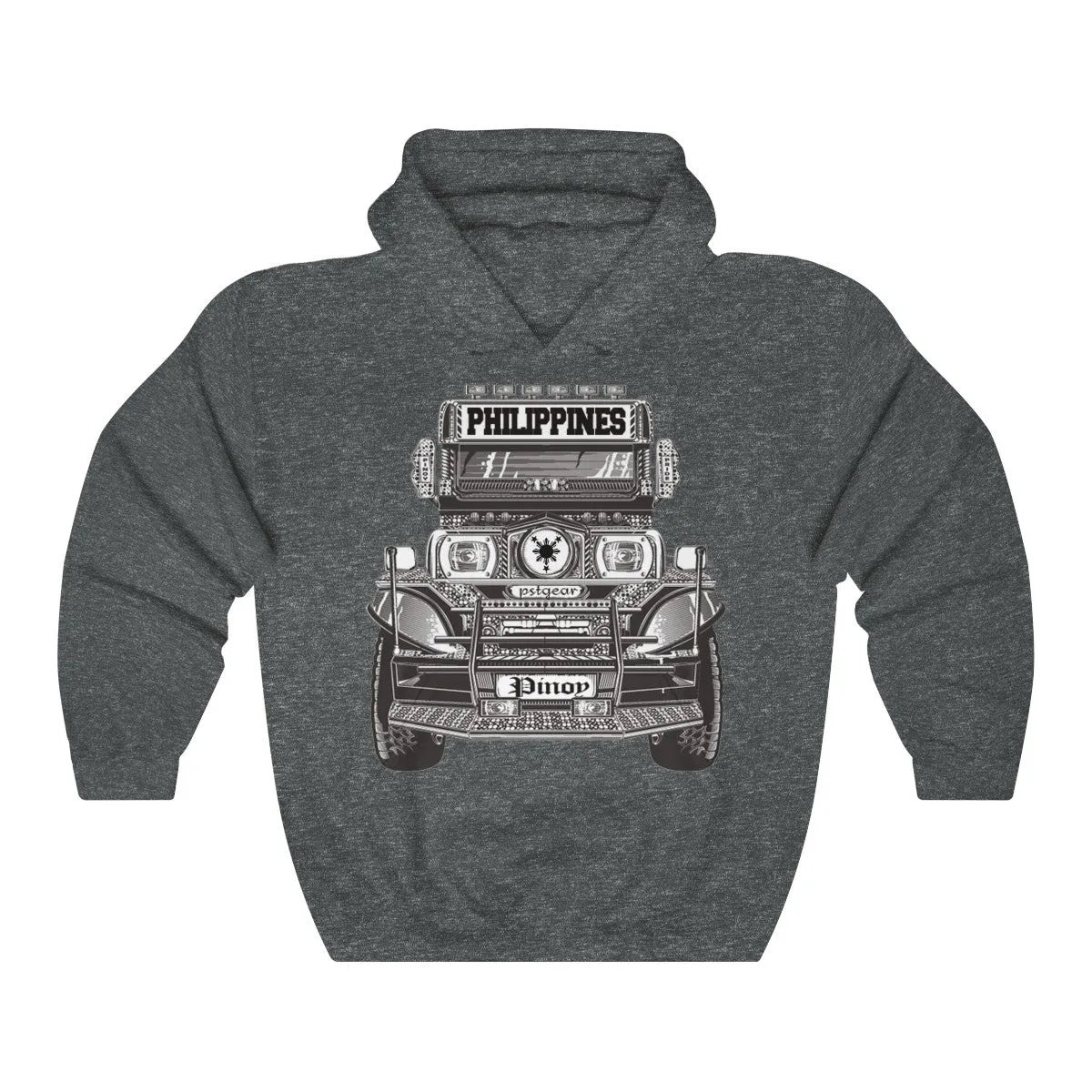 Jeepney Philippines Unisex Heavy Blend Hooded Sweatshirt