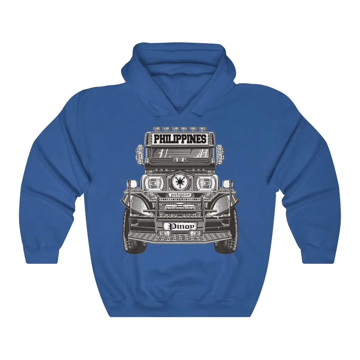 Jeepney Philippines Unisex Heavy Blend Hooded Sweatshirt