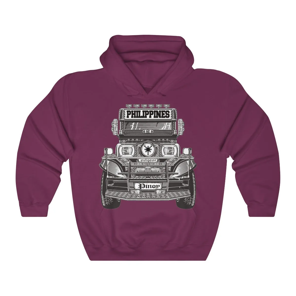 Jeepney Philippines Unisex Heavy Blend Hooded Sweatshirt