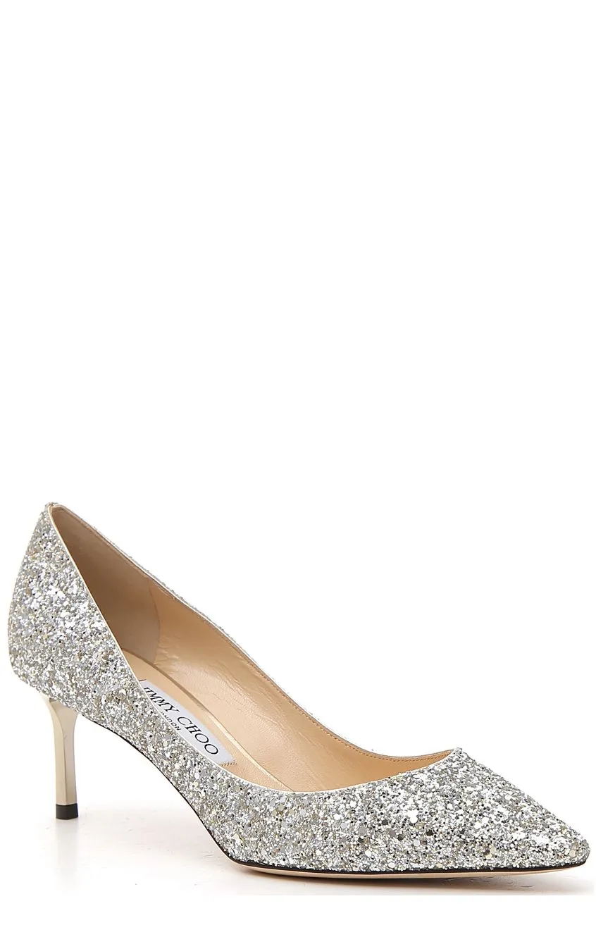 Jimmy Choo Romy 60 Glitter Pumps