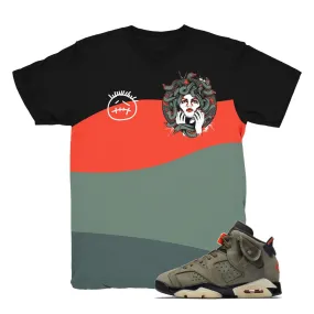 Jordan 6 Travis Scott Medusa Shirt