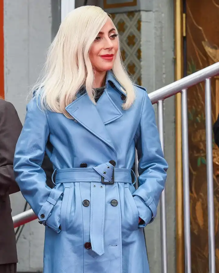 Lady Gaga Leather Coat - William Jacket