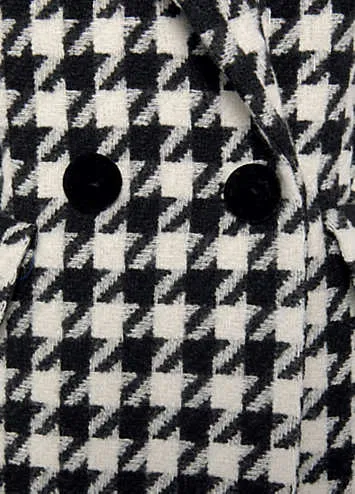 LASCANA Houndstooth Print Wool Coat | Kaleidoscope