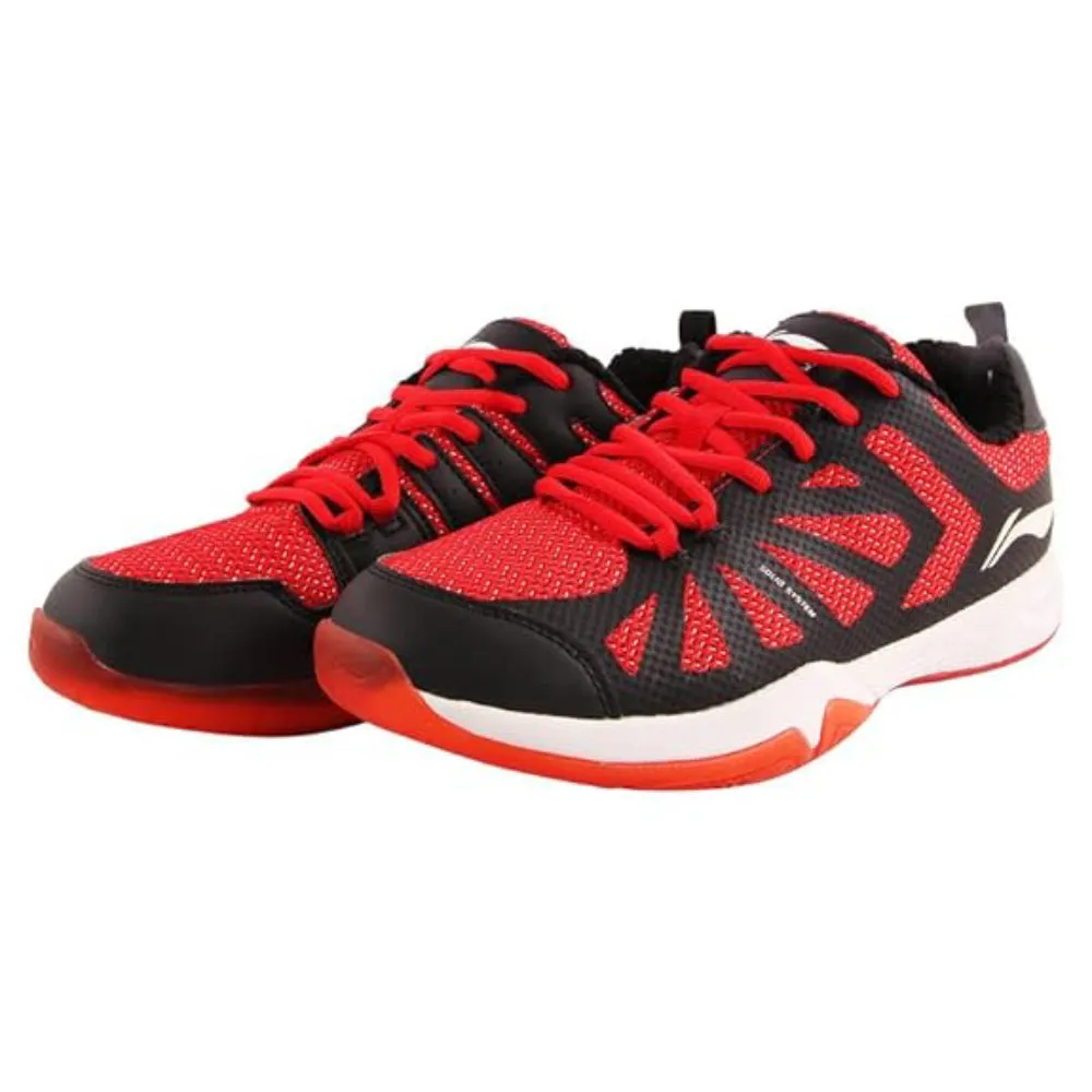 Li-Ning Men's Cloud Ace III Badminton Shoe (Red/Black)