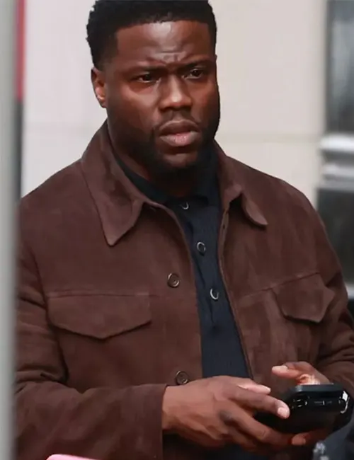 Lift Kevin Hart Brown Suede Jacket - William Jacket