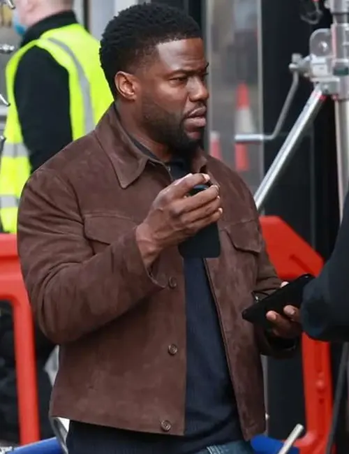 Lift Kevin Hart Brown Suede Jacket - William Jacket