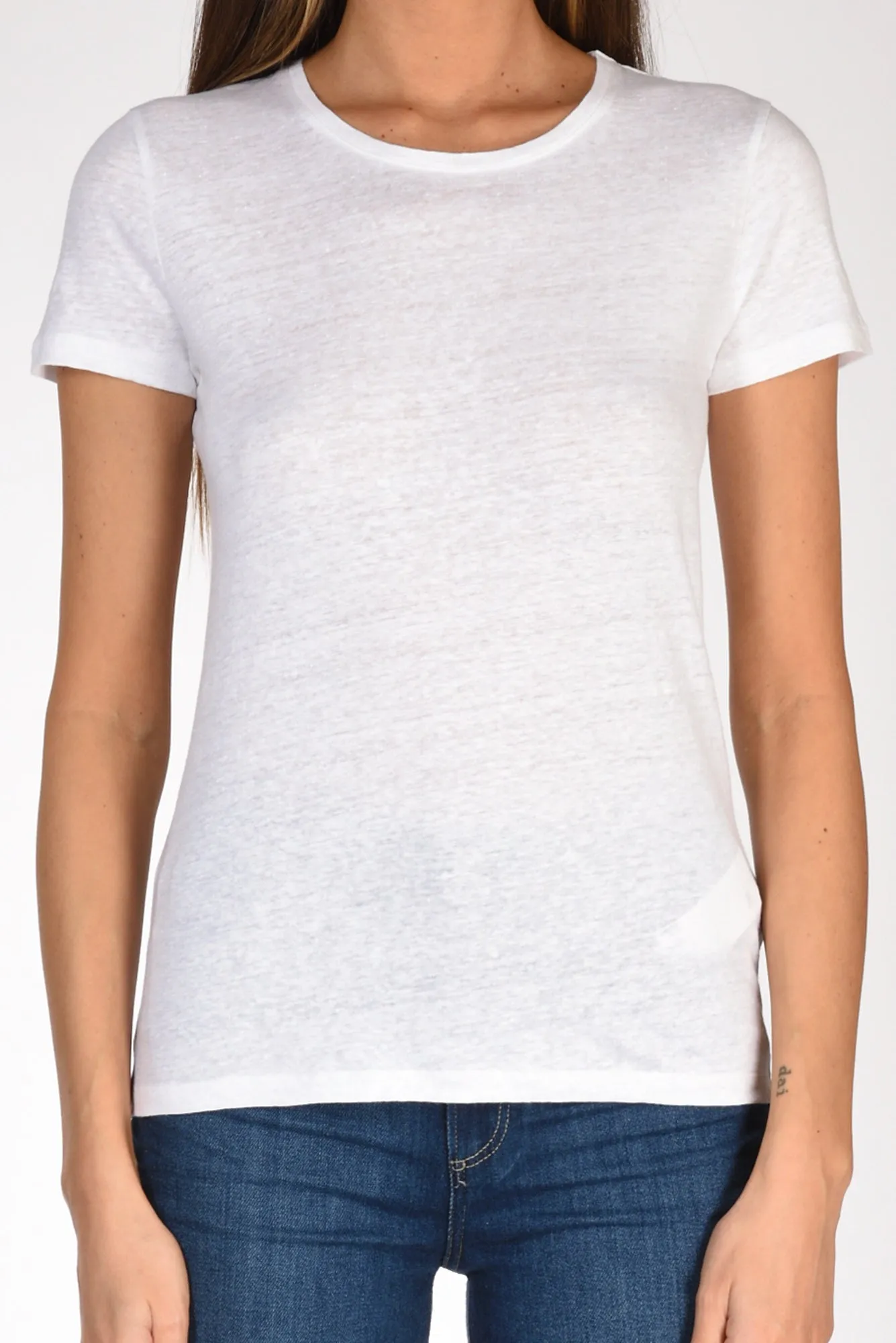 Majestic Filatures Paris Tshirt M. Corta Bianco Donna