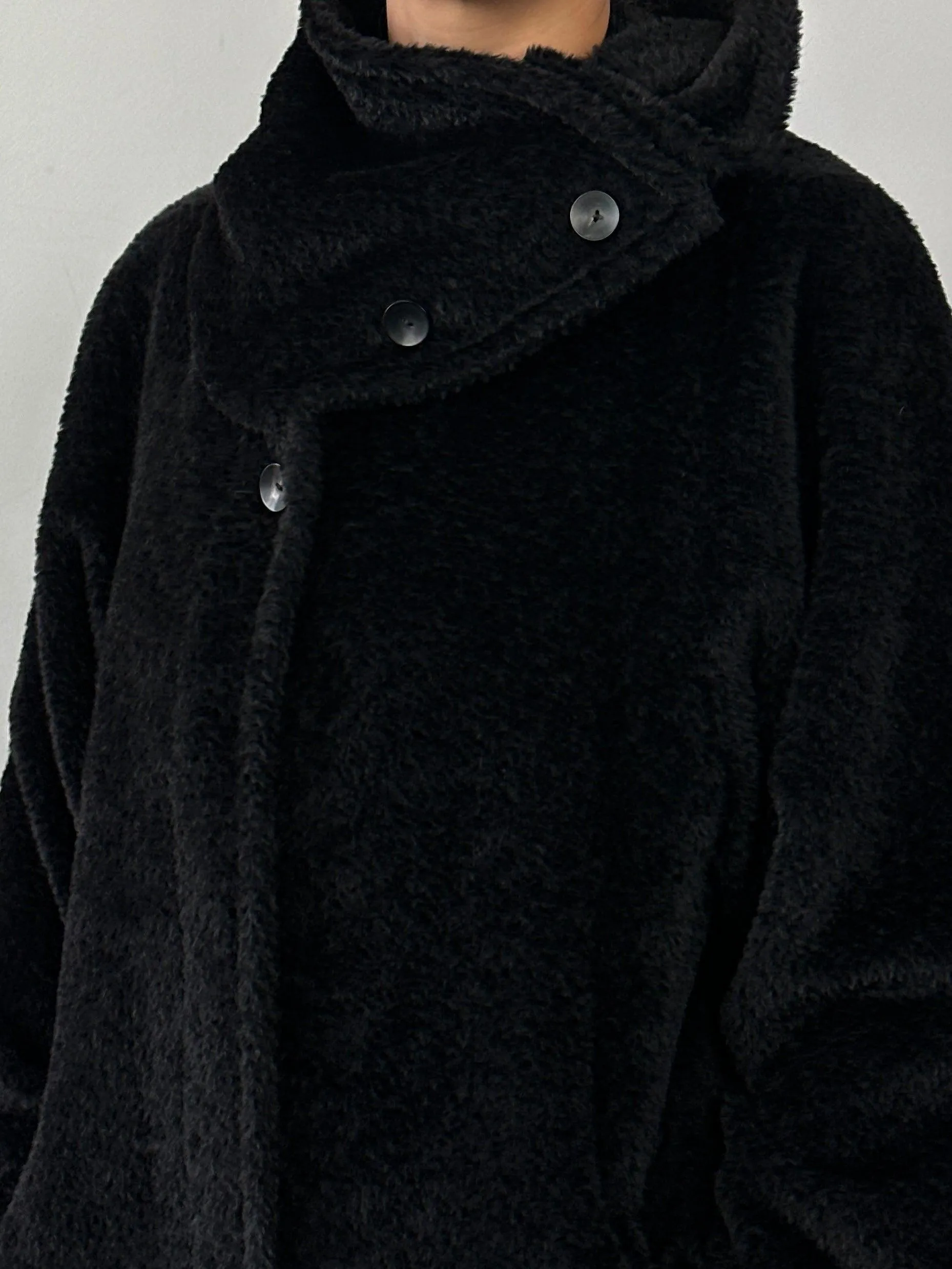 Max Mara Alpaca Virgin Wool Teddy Coat - M/L