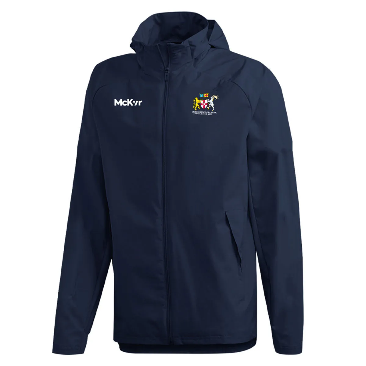 Mc Keever Civil Service NI RFC Core 22 Minis Rain Jacket - Youth - Navy