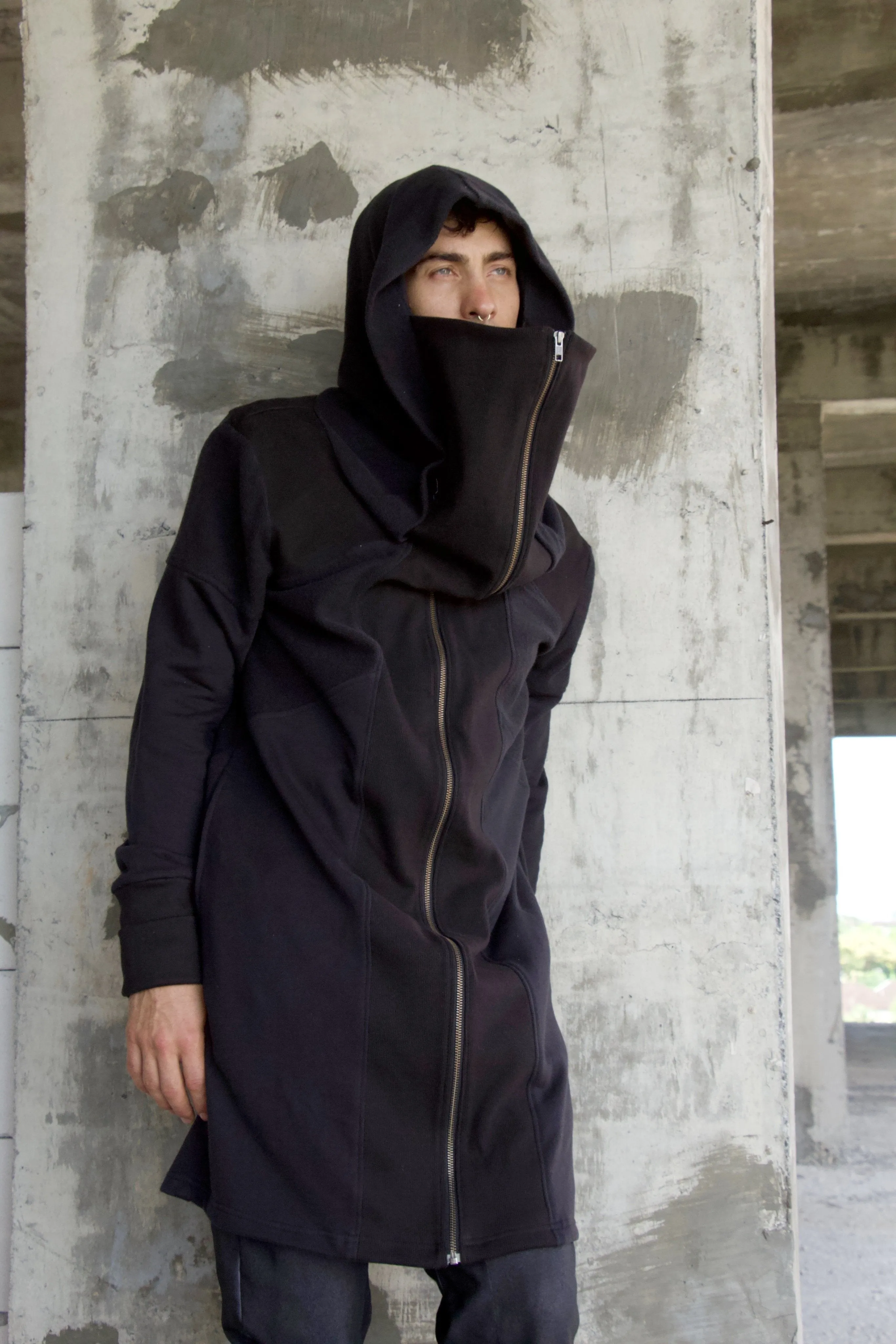 Men's Long ninja hoodie Jacket