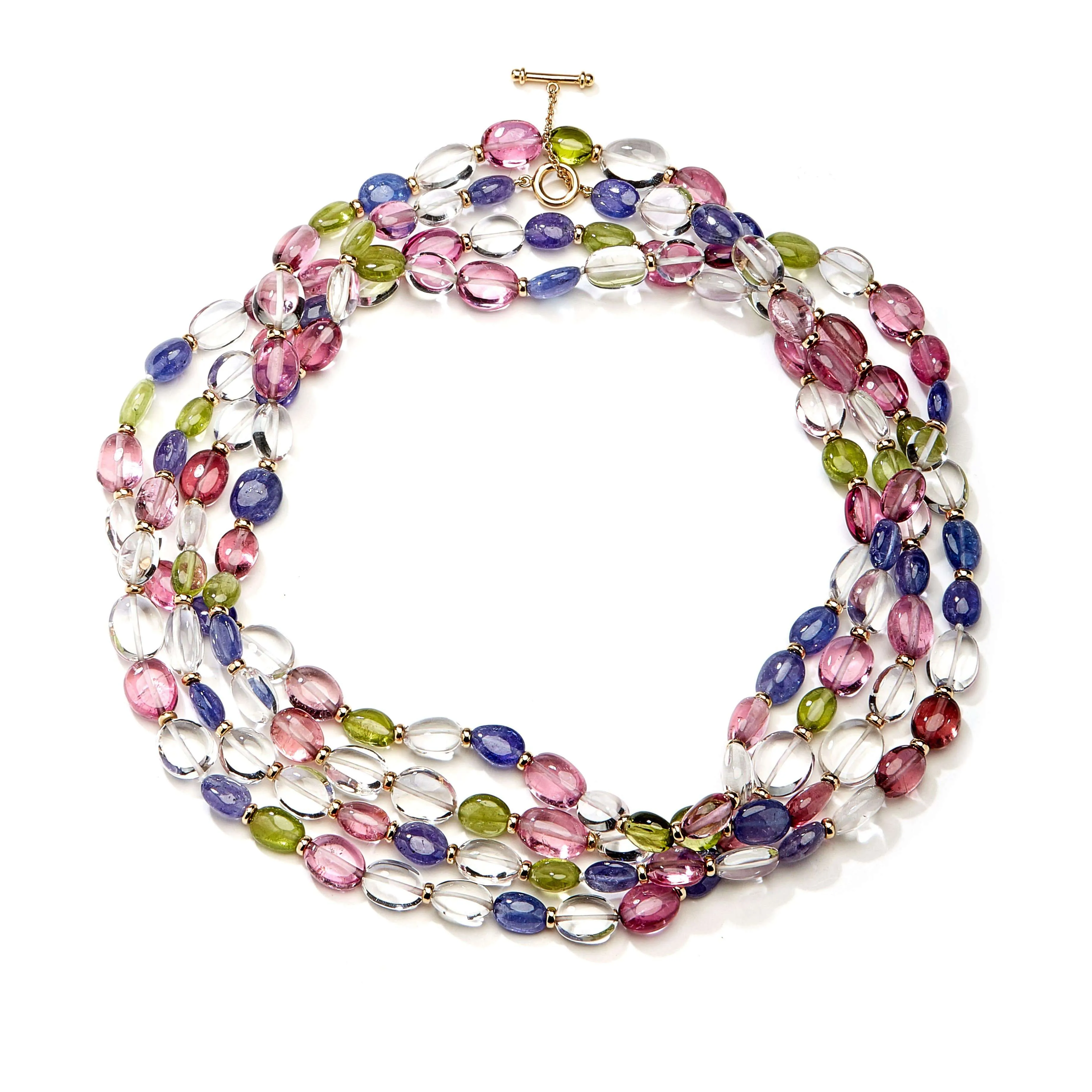 Mogul Multicolor Endless Bead Necklace