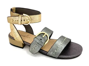 Naked Feet Zeke Women's Sandals Grey Gold