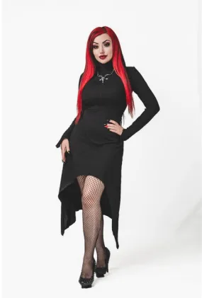 Necessary Evil Minerva High Low Gothic Dress