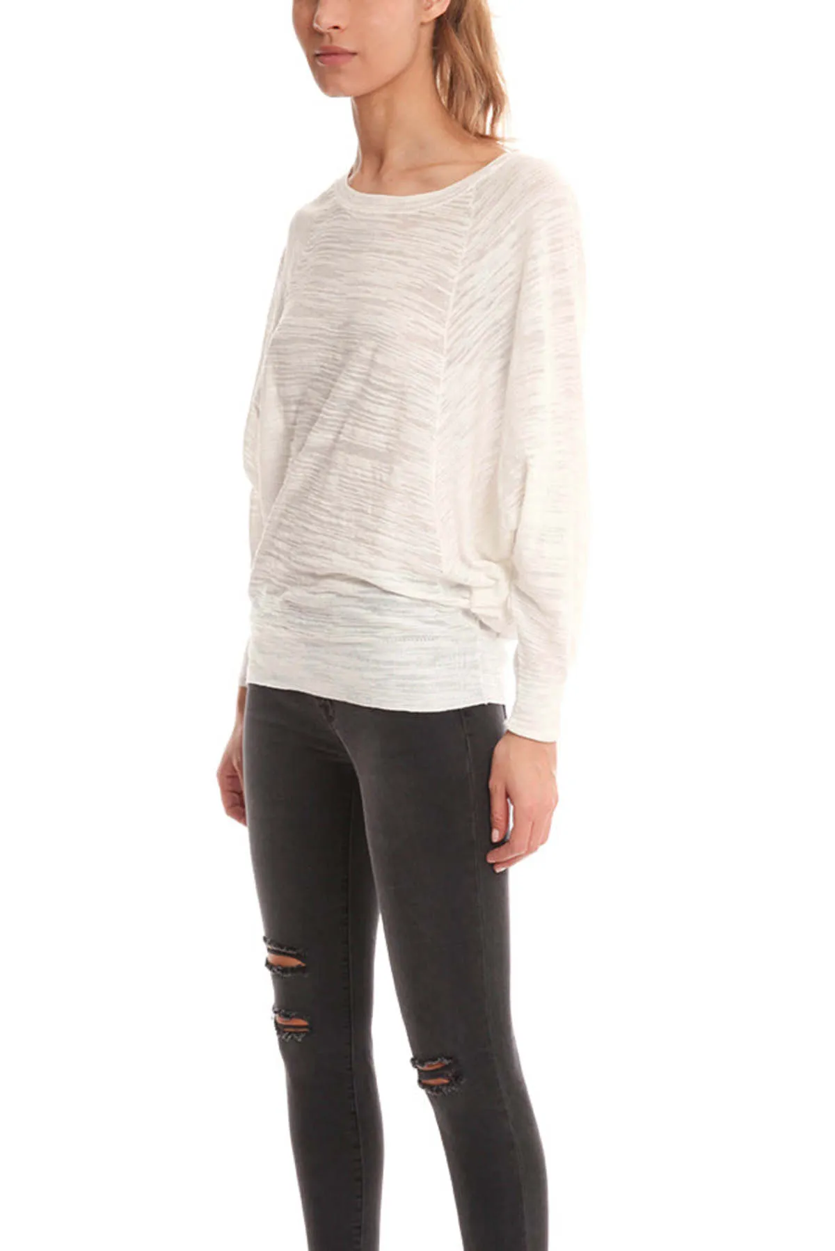 Nema Dolman Sweater - White