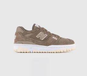 New Balance BB550 Mushroom Brown White Trainers