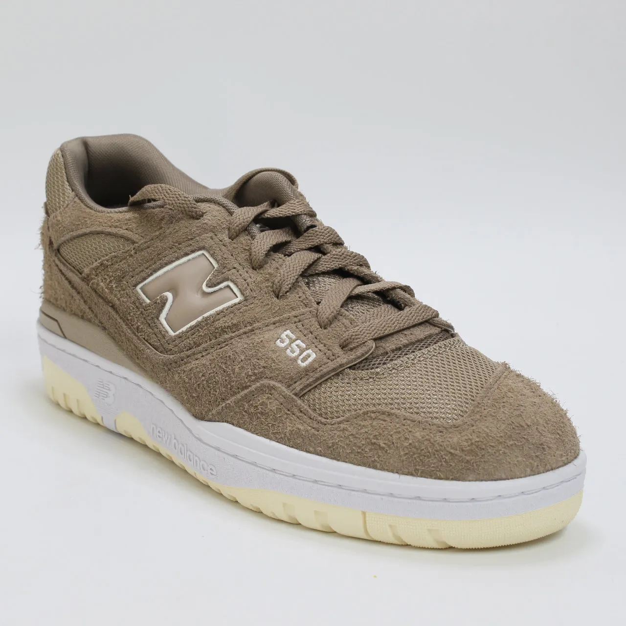 New Balance BB550 Mushroom Brown White Trainers