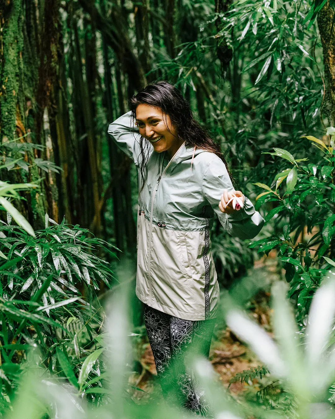 Nimbin Recycled Full Zip Water Resistant Jacket - Pistachio