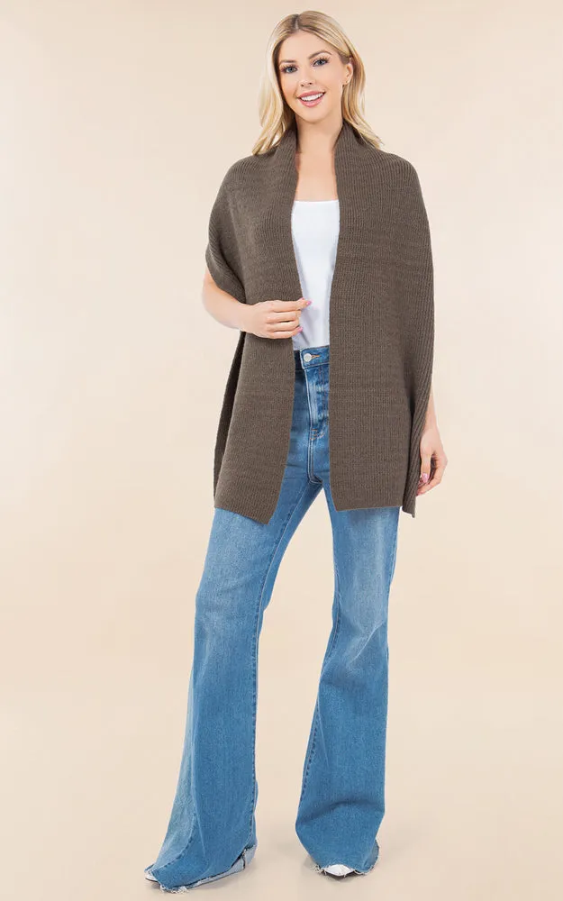 OA4275 Soft Knit Fabric Oblong Scarf