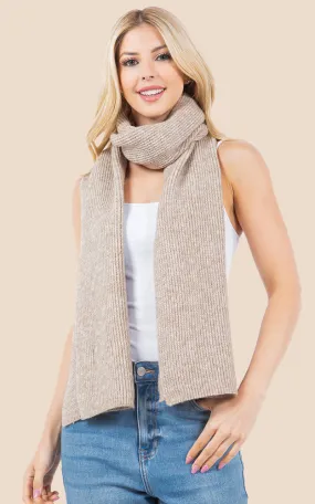 OA4275 Soft Knit Fabric Oblong Scarf