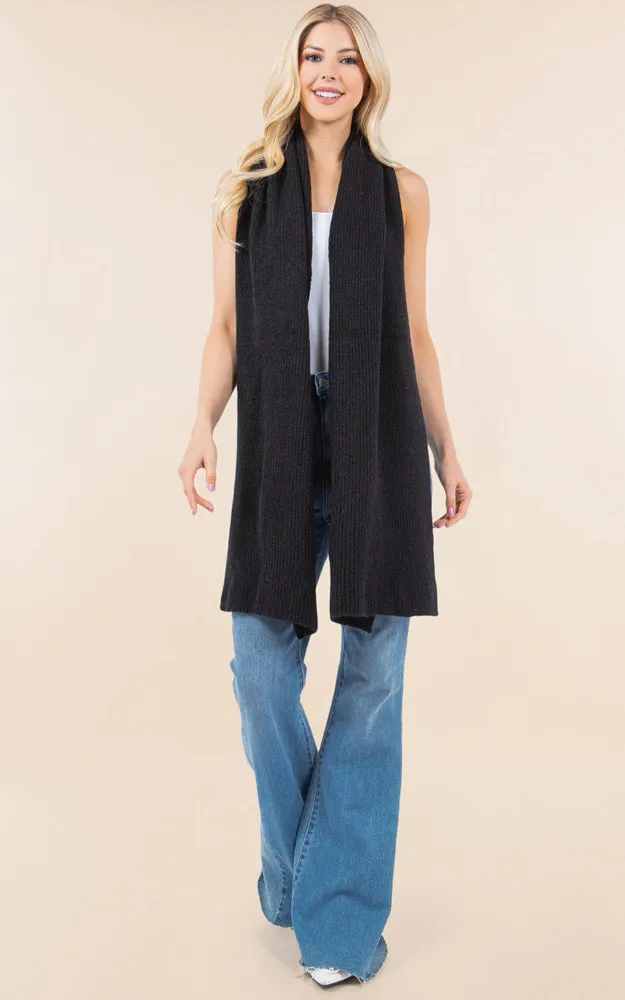 OA4275 Soft Knit Fabric Oblong Scarf