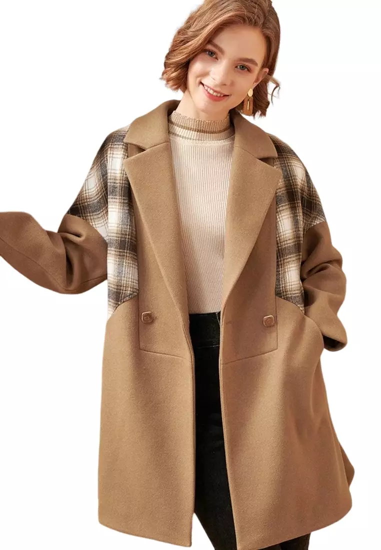 ONX.HK Temperament Lapel Warm Woolen Coat