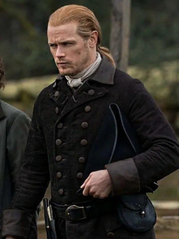 Outlander S07 Jamie Fraser Black Coat