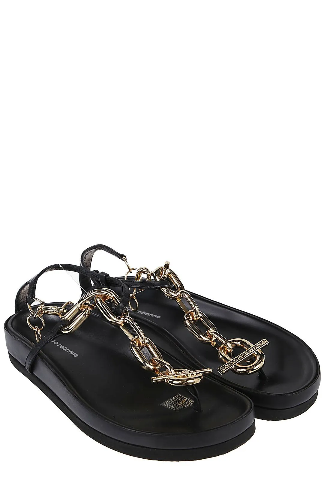 Paco Rabanne Chain-Linked Sandals