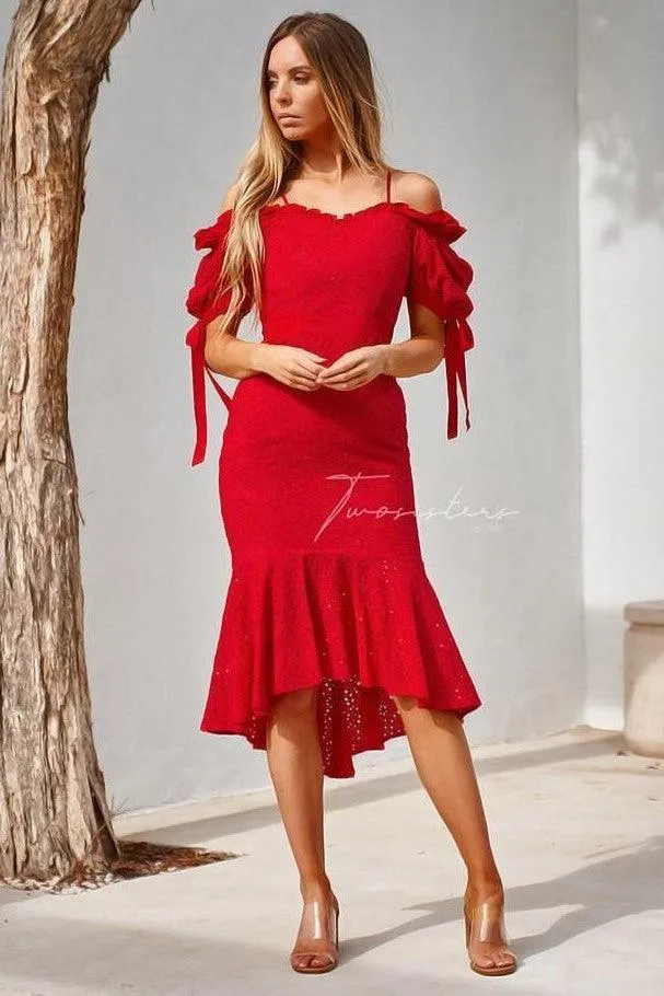 Parker Dress - Red