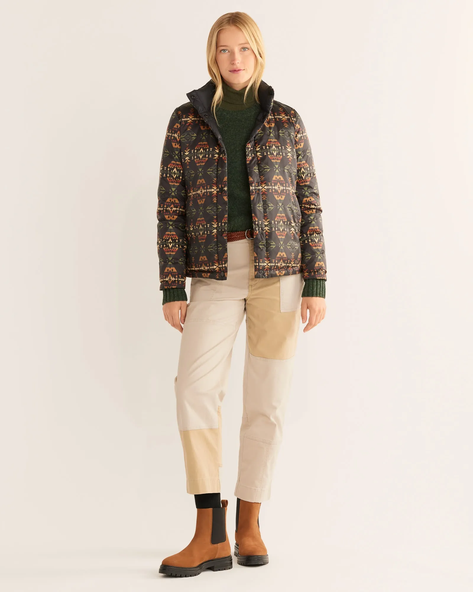 Pendleton Women's Packable Reversible Down Coat