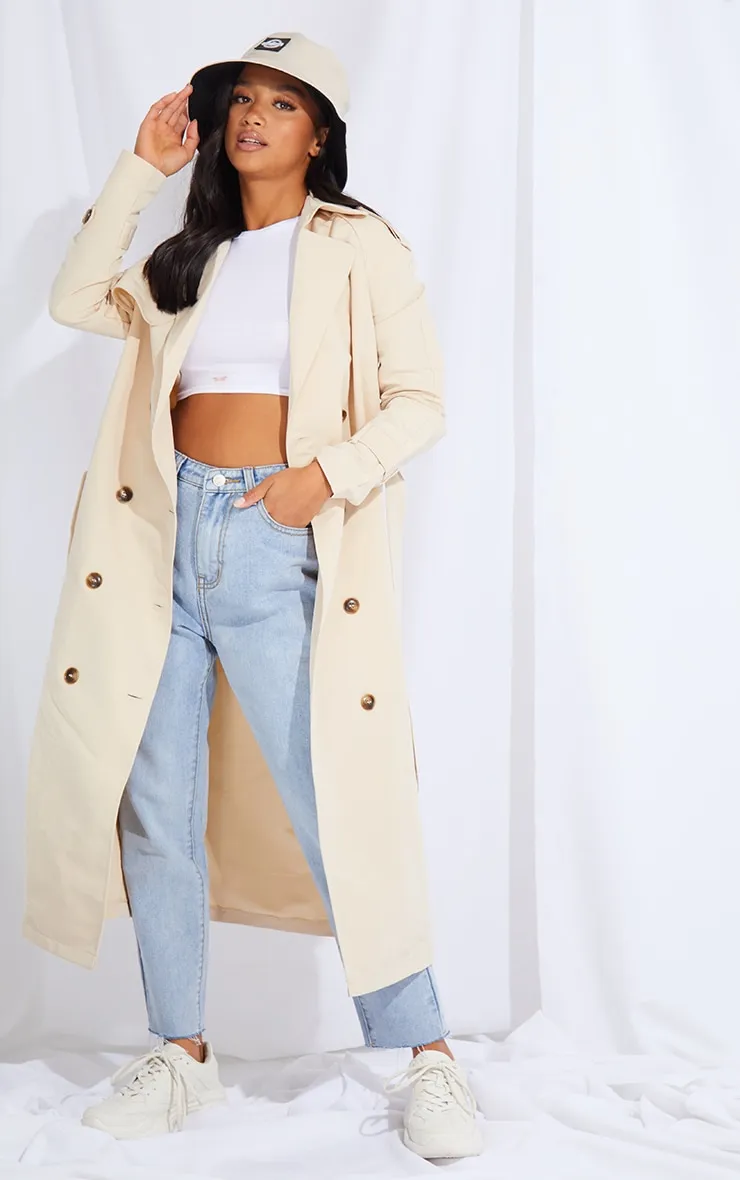 Petite Stone Oversized Trench Coat | Petite