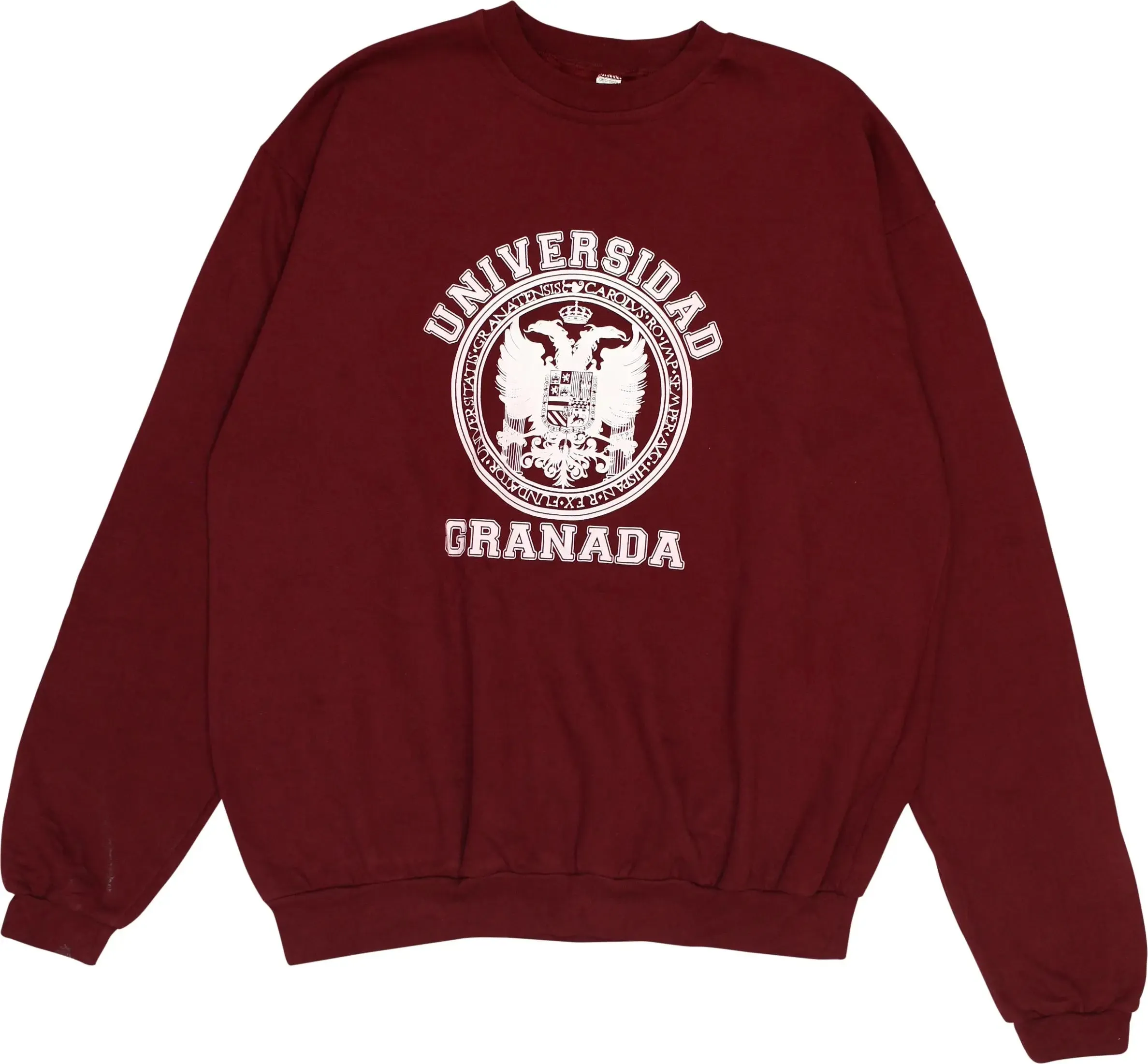 Red College Sweater | ThriftTale