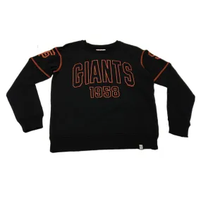 San Francisco Giants 47 Brand Womens Black 1958 Logo Sweatshirt (S)