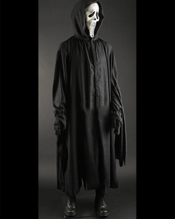 Scream 2023 Ghost Hooded Costume Coat