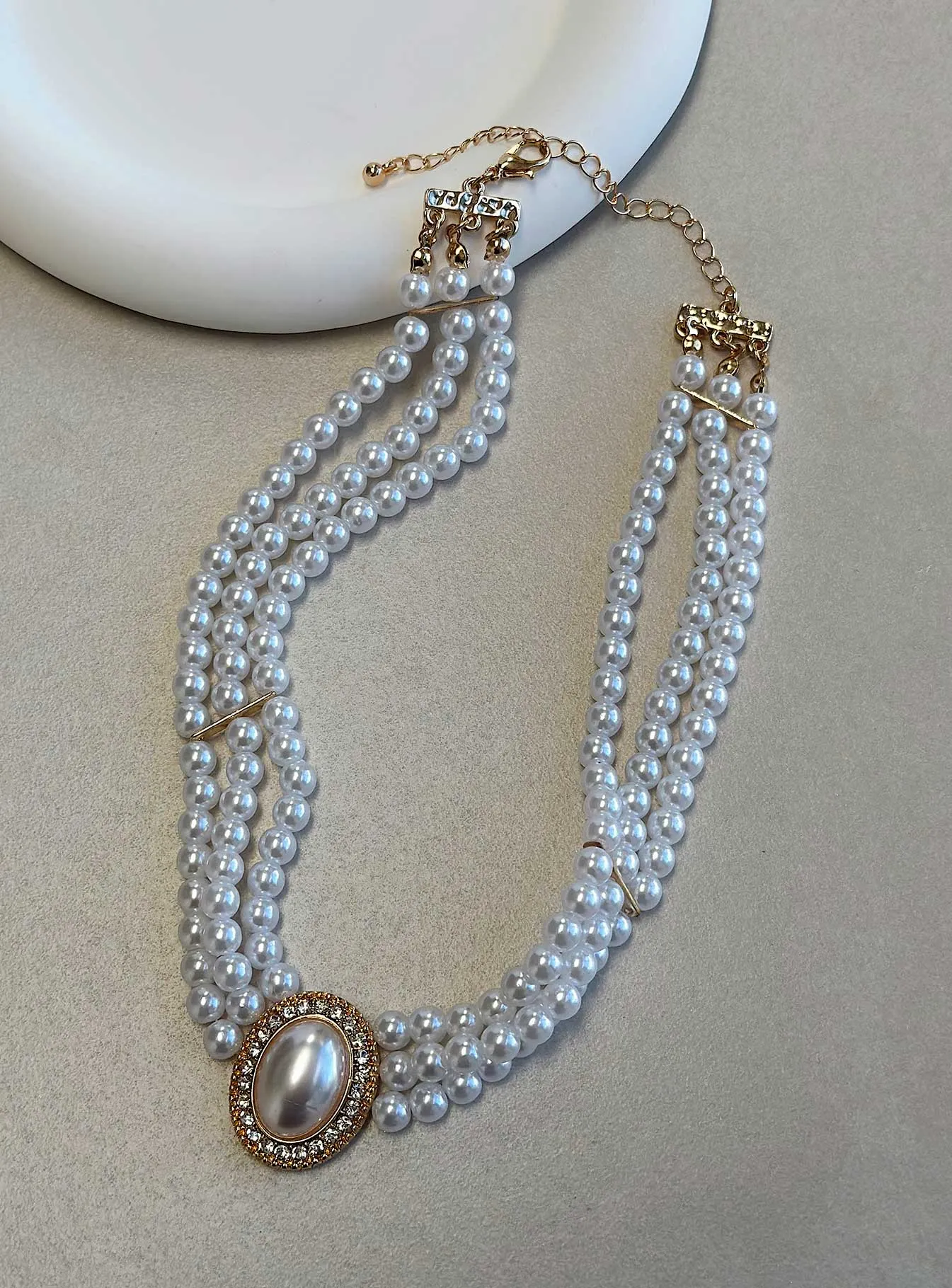 Shimma Necklace Pearl