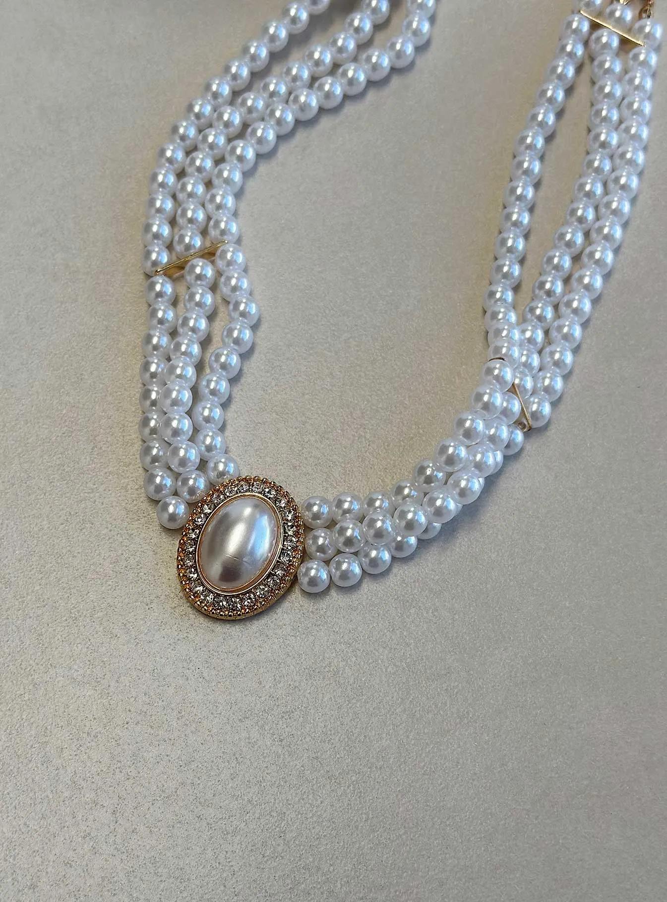 Shimma Necklace Pearl