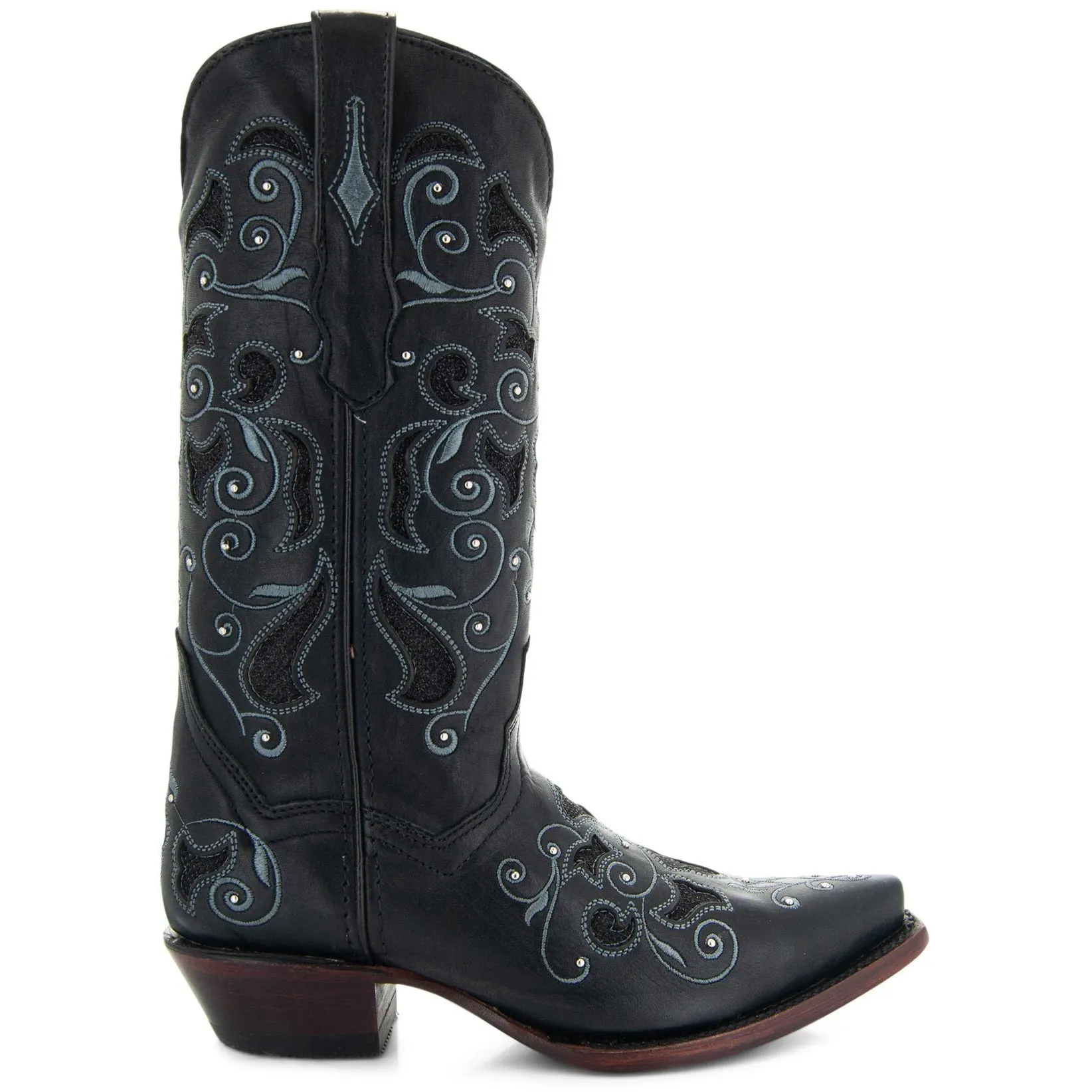 Soto Boots Womens Studded and Inlay Cowgirl Boots M50051