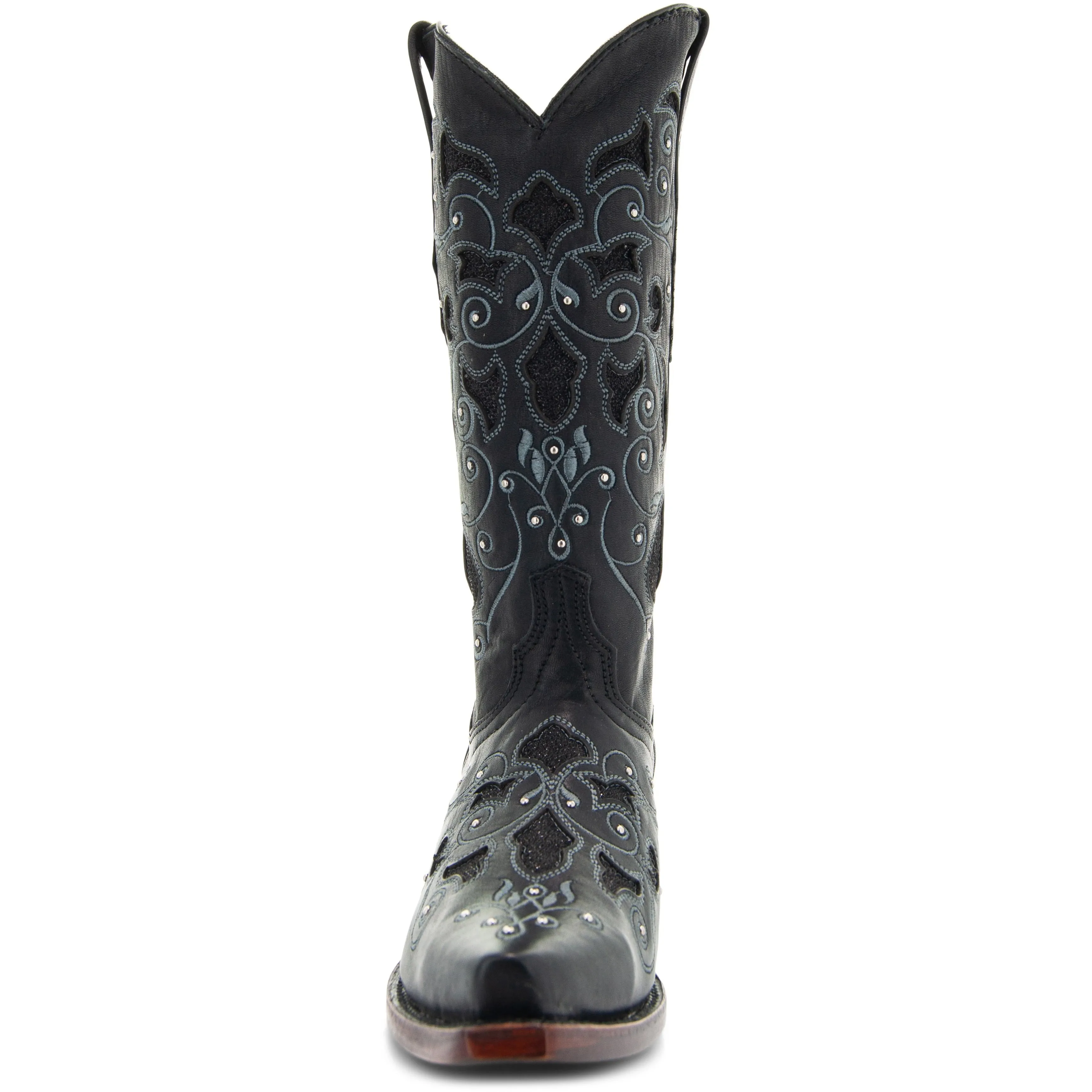 Soto Boots Womens Studded and Inlay Cowgirl Boots M50051