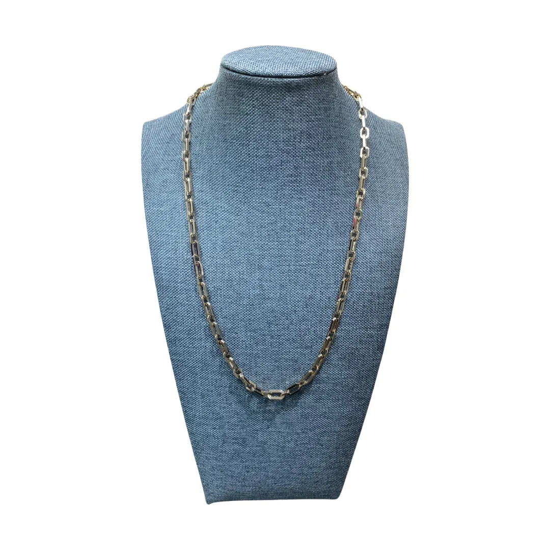 Square Link Gold Necklace | Nora Taylor