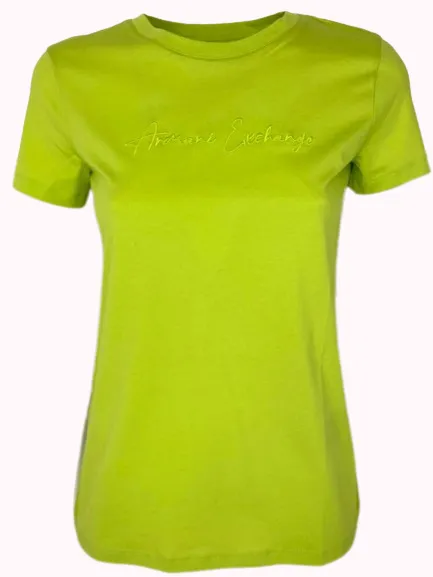 T-SHIRT DONNA VERDE FLUO