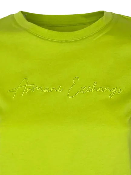 T-SHIRT DONNA VERDE FLUO