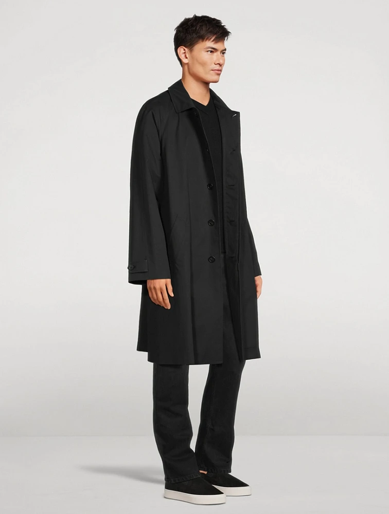 THE ROW Clayton Cotton And Cashmere Coat