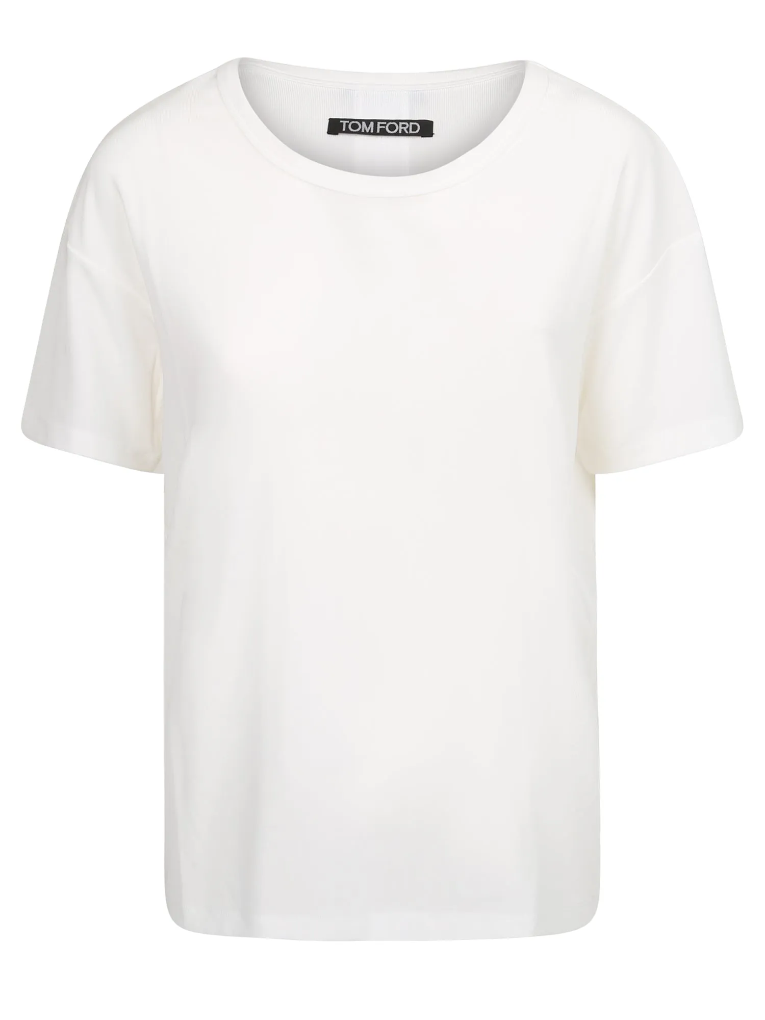 Tom Ford Logo Patch Crewneck T-Shirt