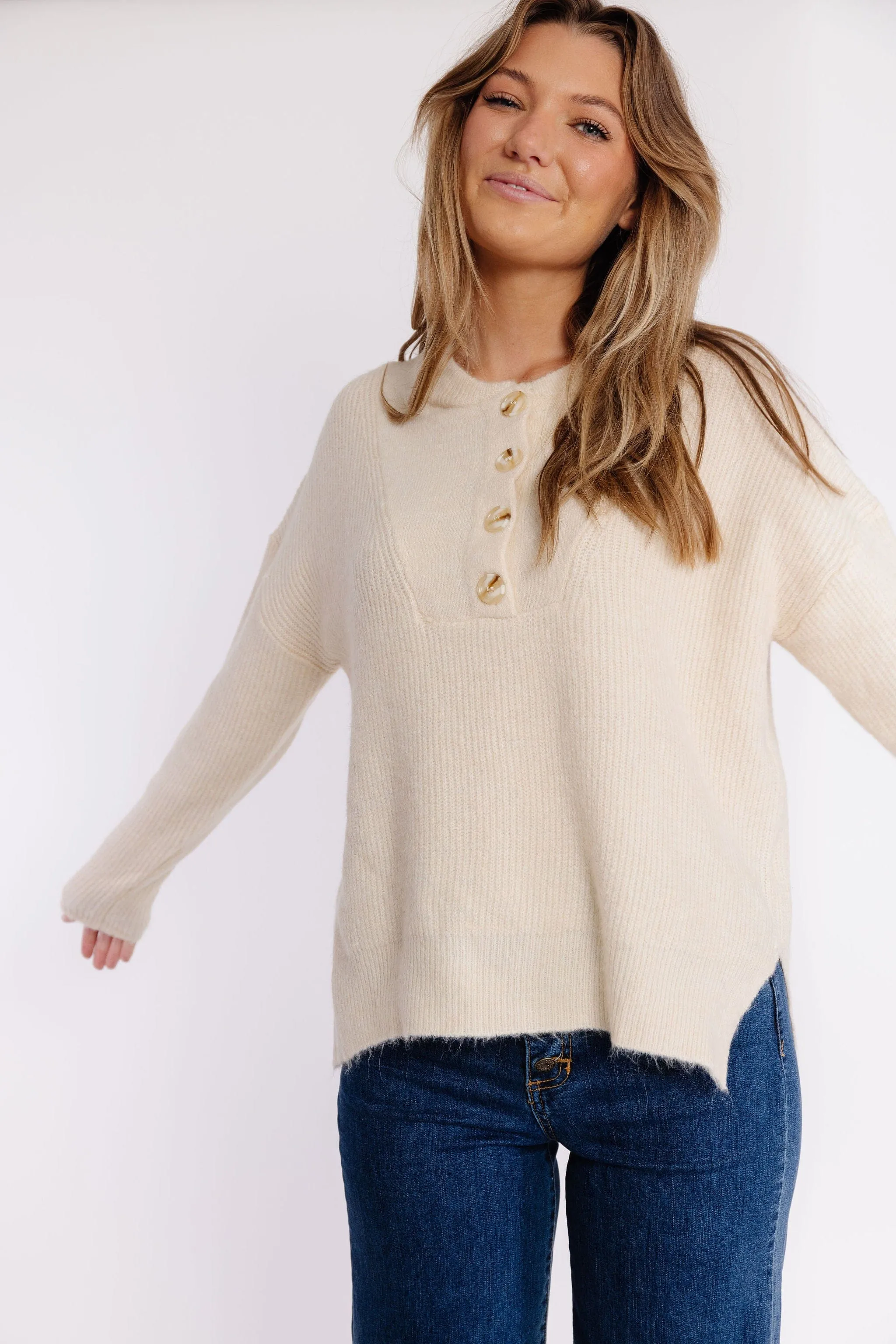 Troy Sweater in Cream