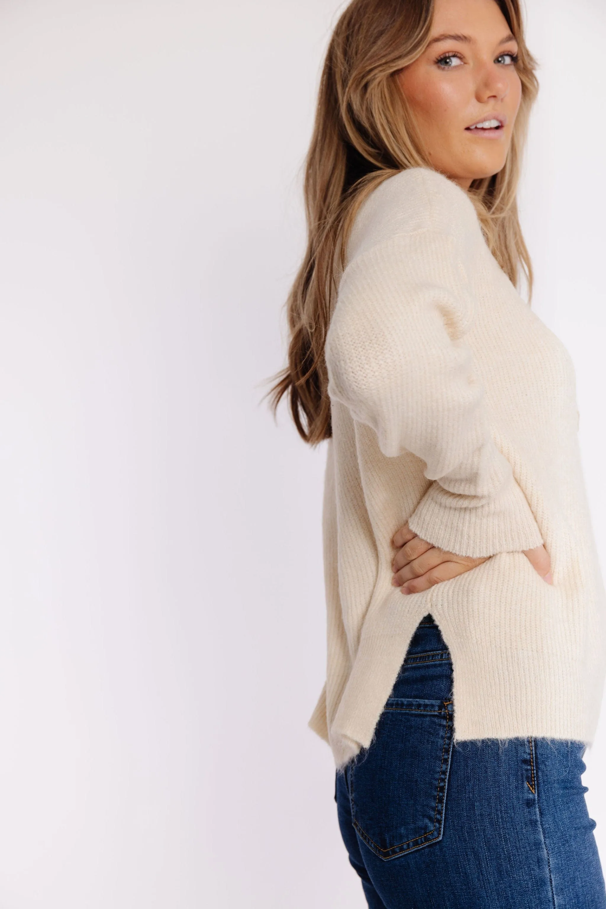 Troy Sweater in Cream