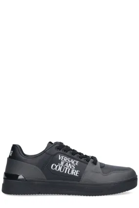 Versace Jeans Logo Printed Lace-Up Sneakers