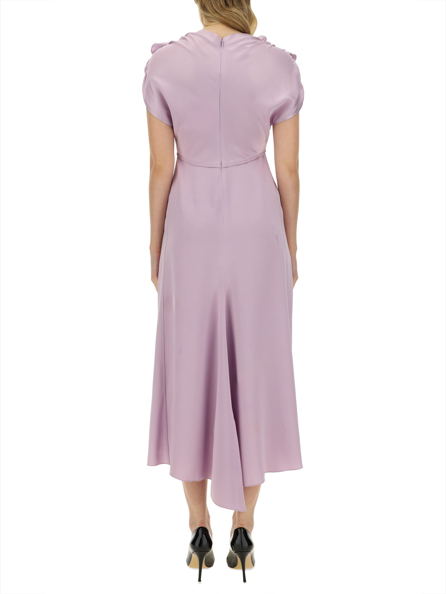 VICTORIA BECKHAM    V-NECK DRESS