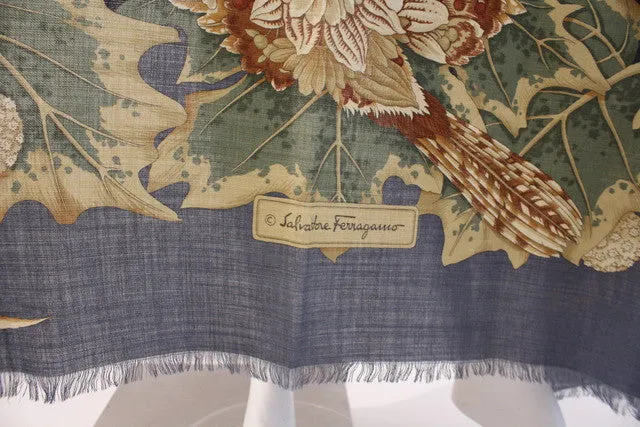 Vintage FERRAGAMO Shawl Scarf