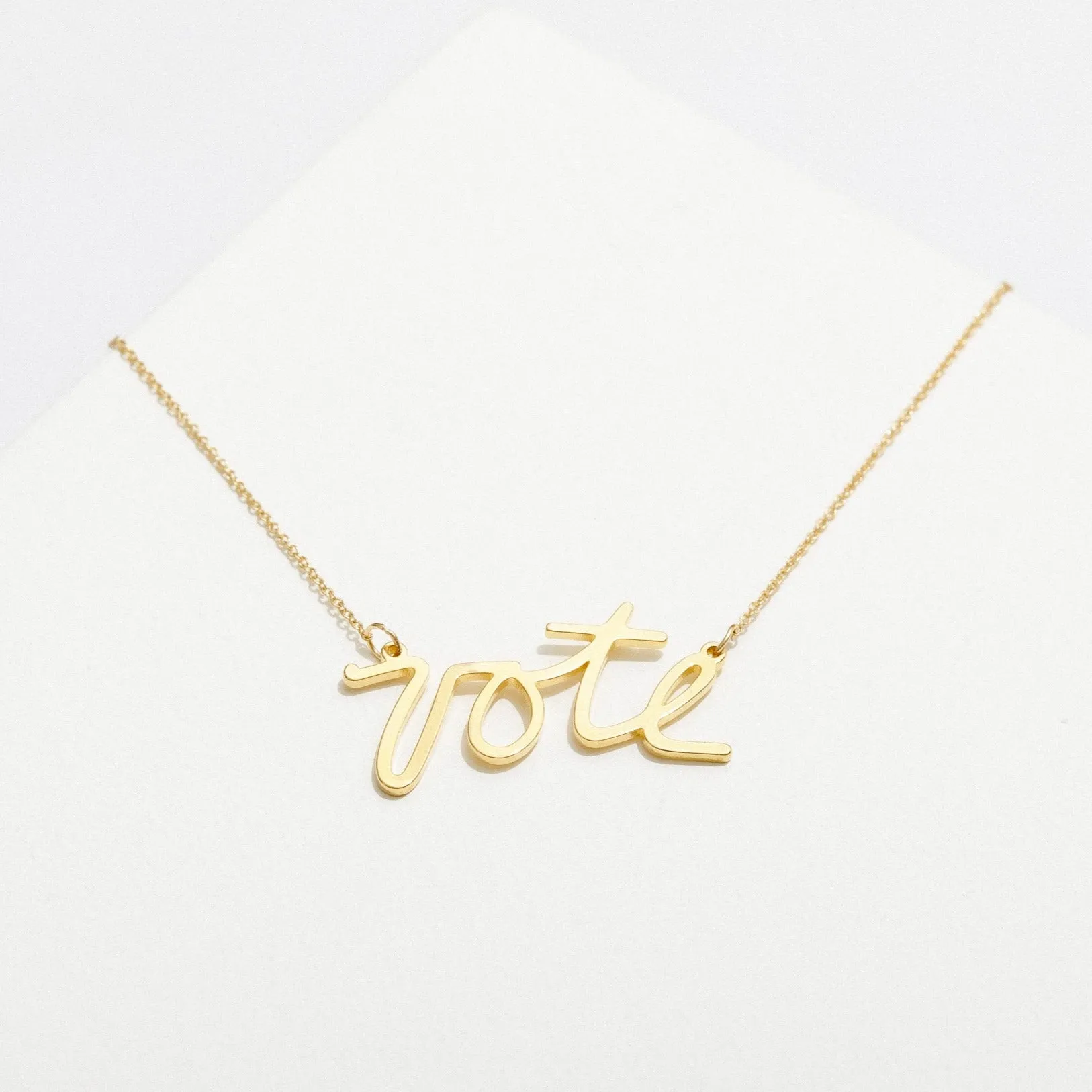 Vote Necklace