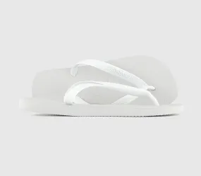 Womens Havaianas Top Flip Flop White